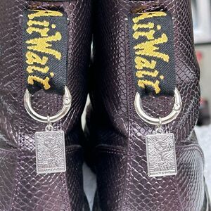 Silver Boot Tab Dangle The Sun Tarot Card Charms Dr Martens